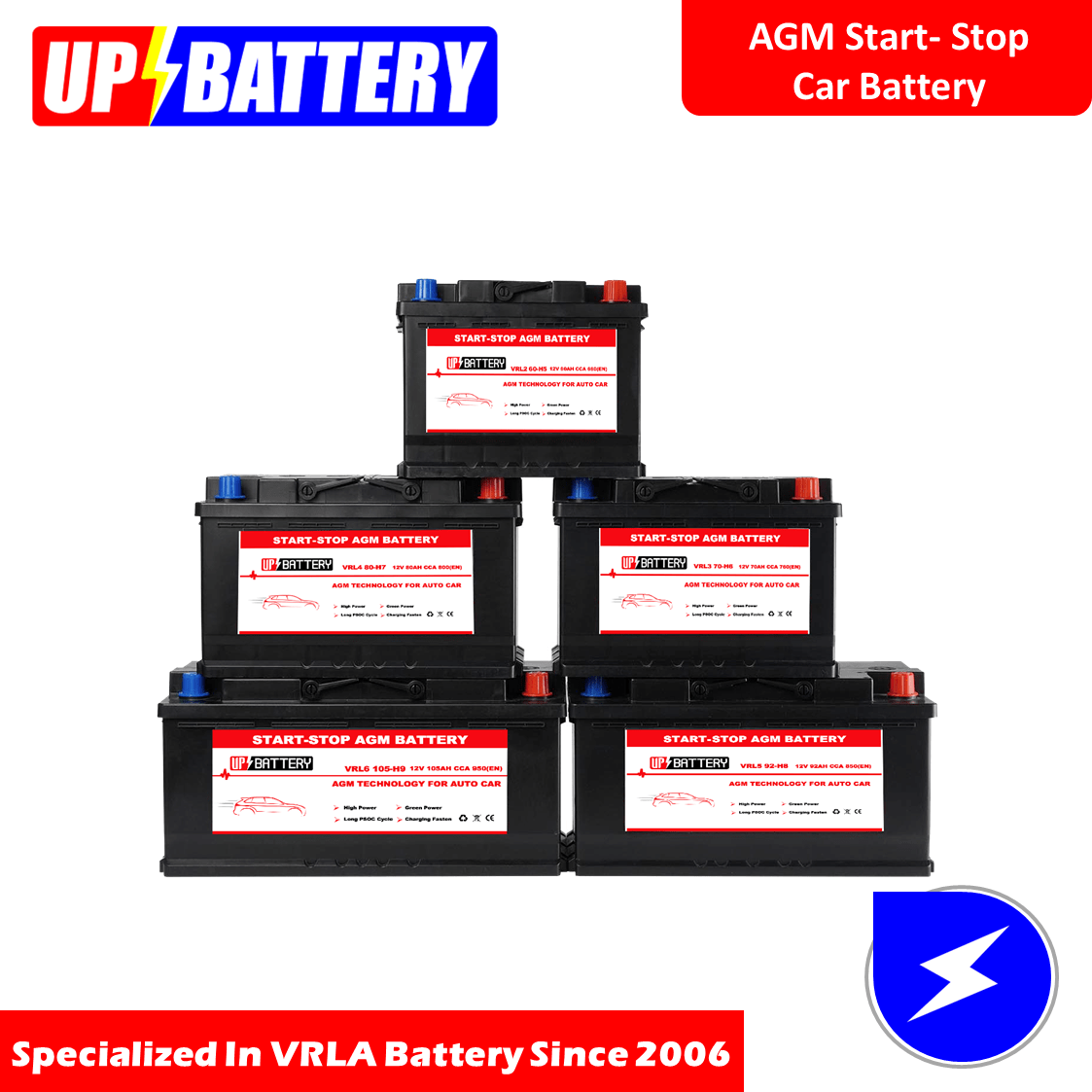 VRL AGM Start-Stop Battery
